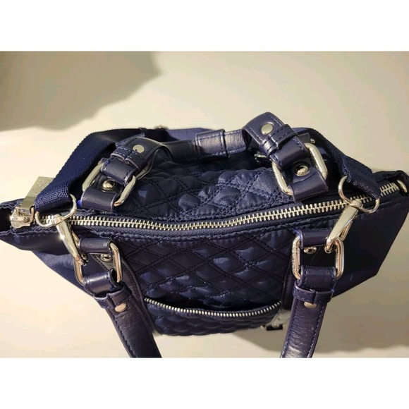 White House Black Market Navy Purse - Nylon - Picture 5 of 9